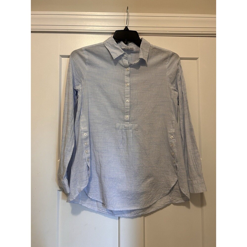 WESTPORT Women’s Size Small L Lightweight Cotton Tunic Style Shirt Button Detail